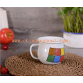 Sunwing émail thé tasse à café tasse + couvercle porcelaine autocollant tasse vaisselle